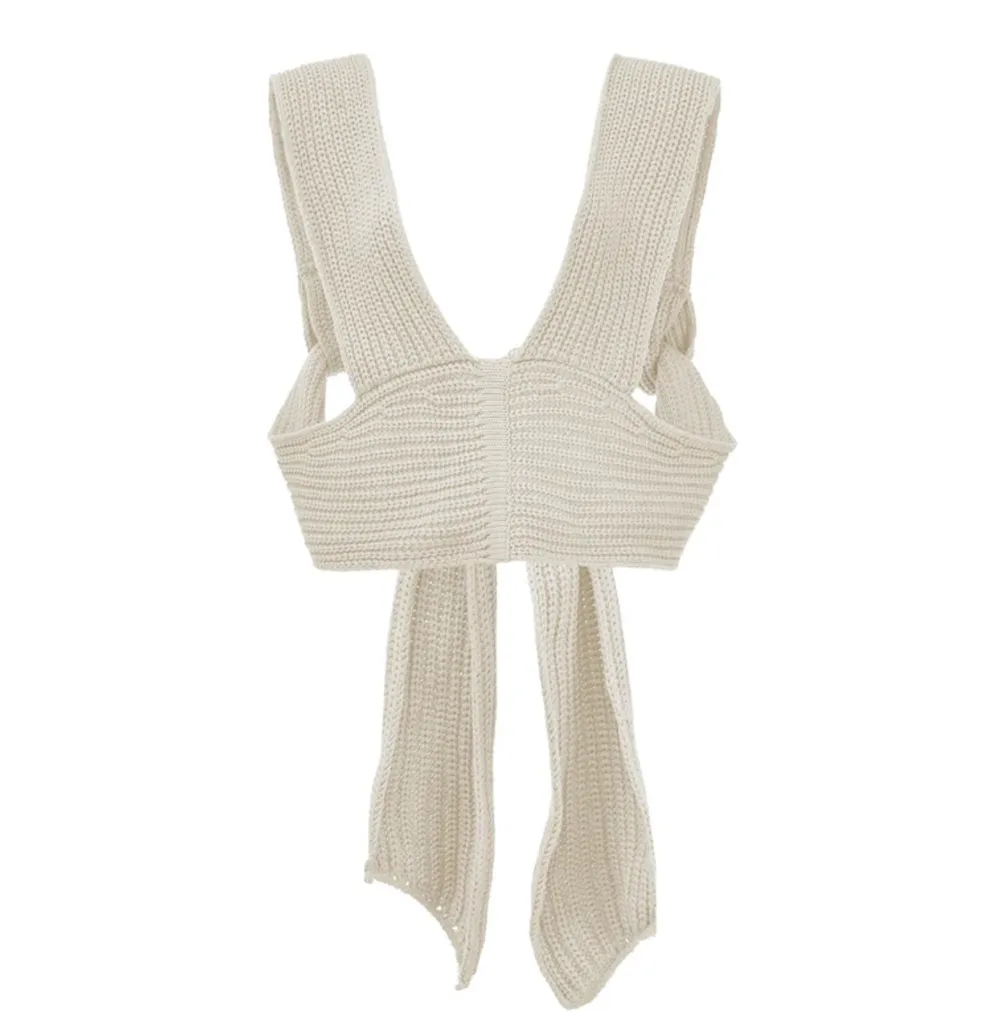 Knitted Multi Wear Crop Top