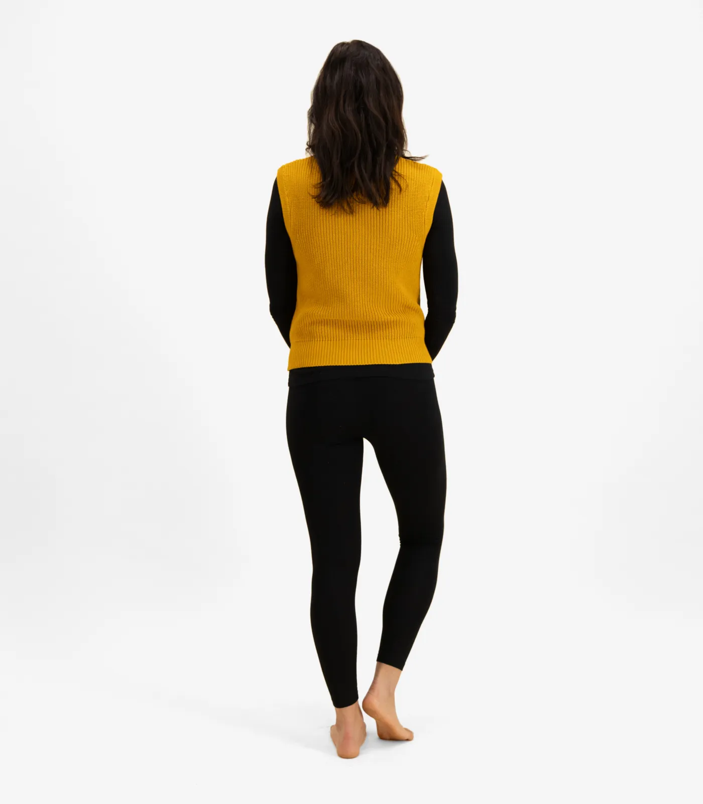 Knitted V Neck Vest