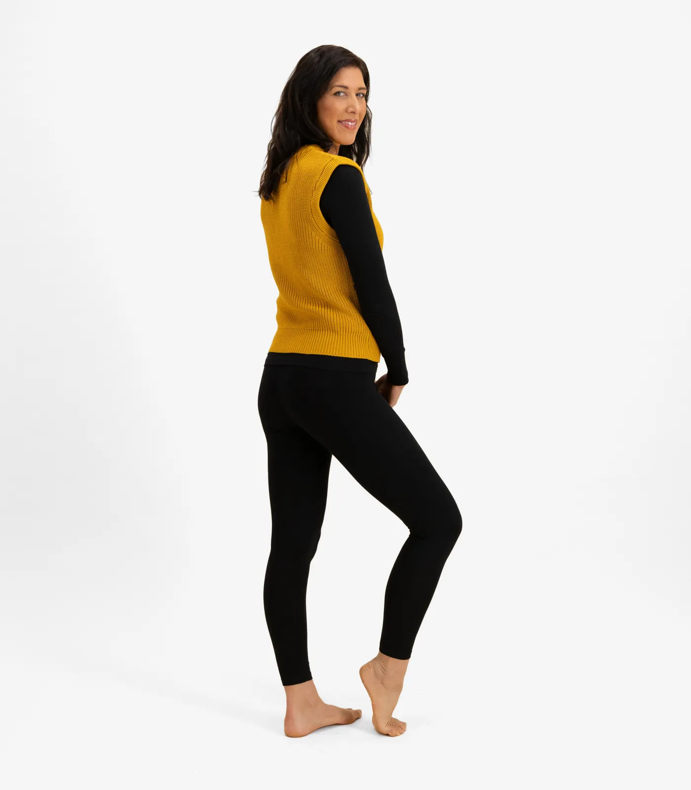 Knitted V Neck Vest