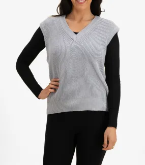 Knitted V Neck Vest