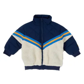 Kobe Shearling Jacket - Navy