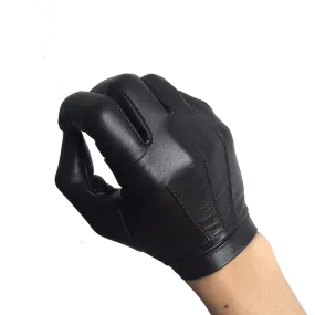 Leather Driving Gloves For Mens Goatskin Unlined Touchscreen Texting Leather Gloves