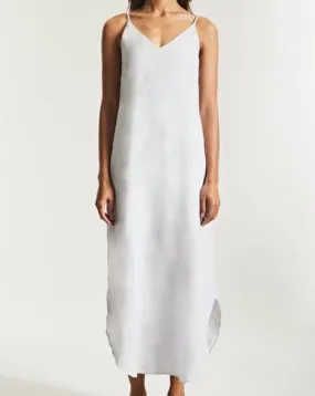 Linen Slip Maxi Dress