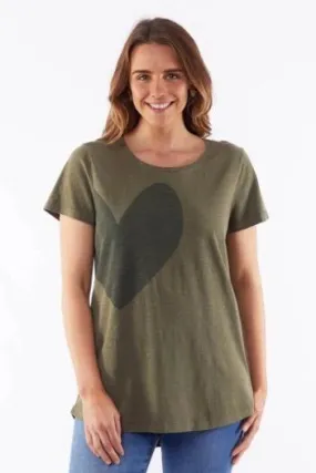 Love Somebody Tee - Khaki