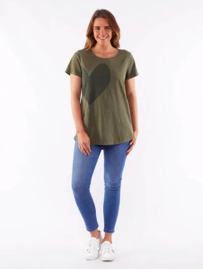 Love Somebody Tee - Khaki