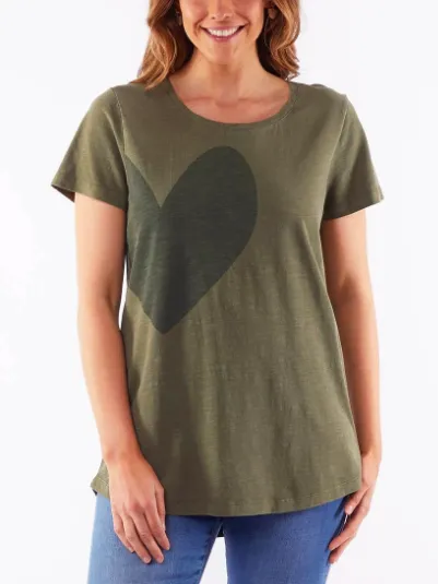 Love Somebody Tee - Khaki
