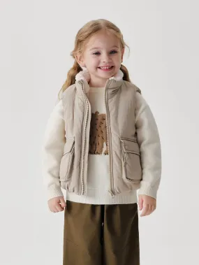 MARC & JANIE Boys Girls Padded Stand Up Vest 241516