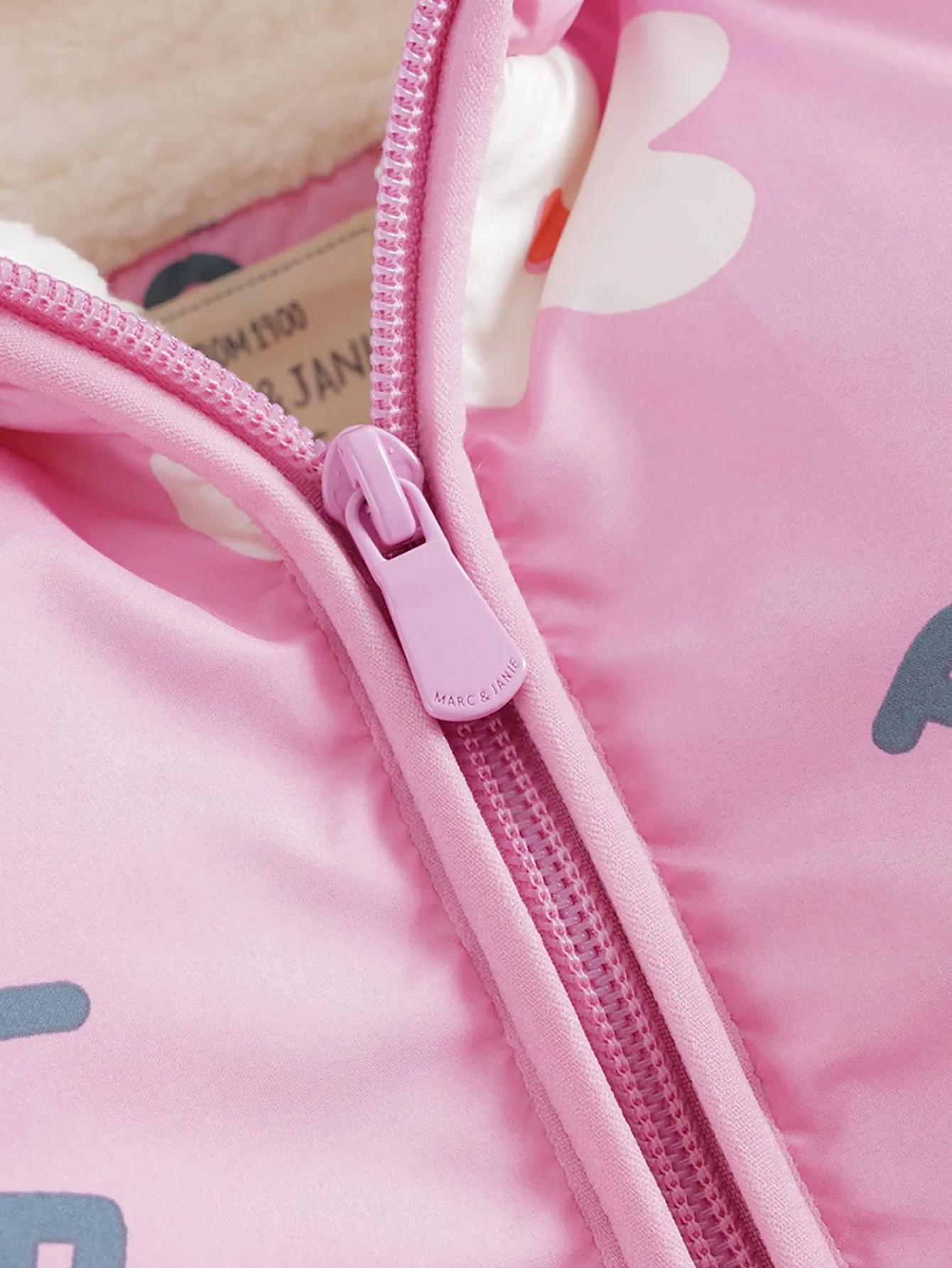 MARC & JANIE Boys Girls Printed Hooded Padded Jacket 231306