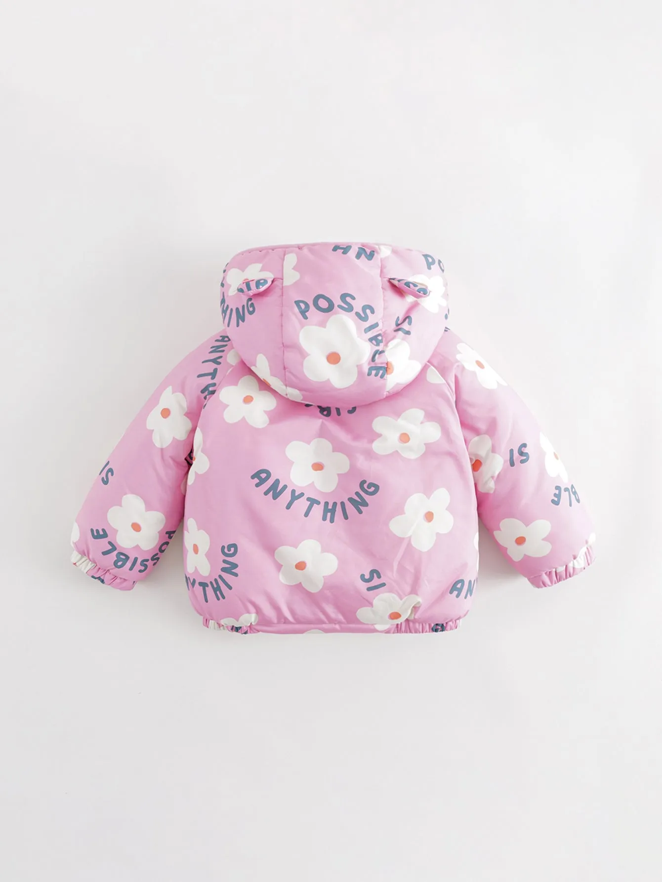 MARC & JANIE Boys Girls Printed Hooded Padded Jacket 231306