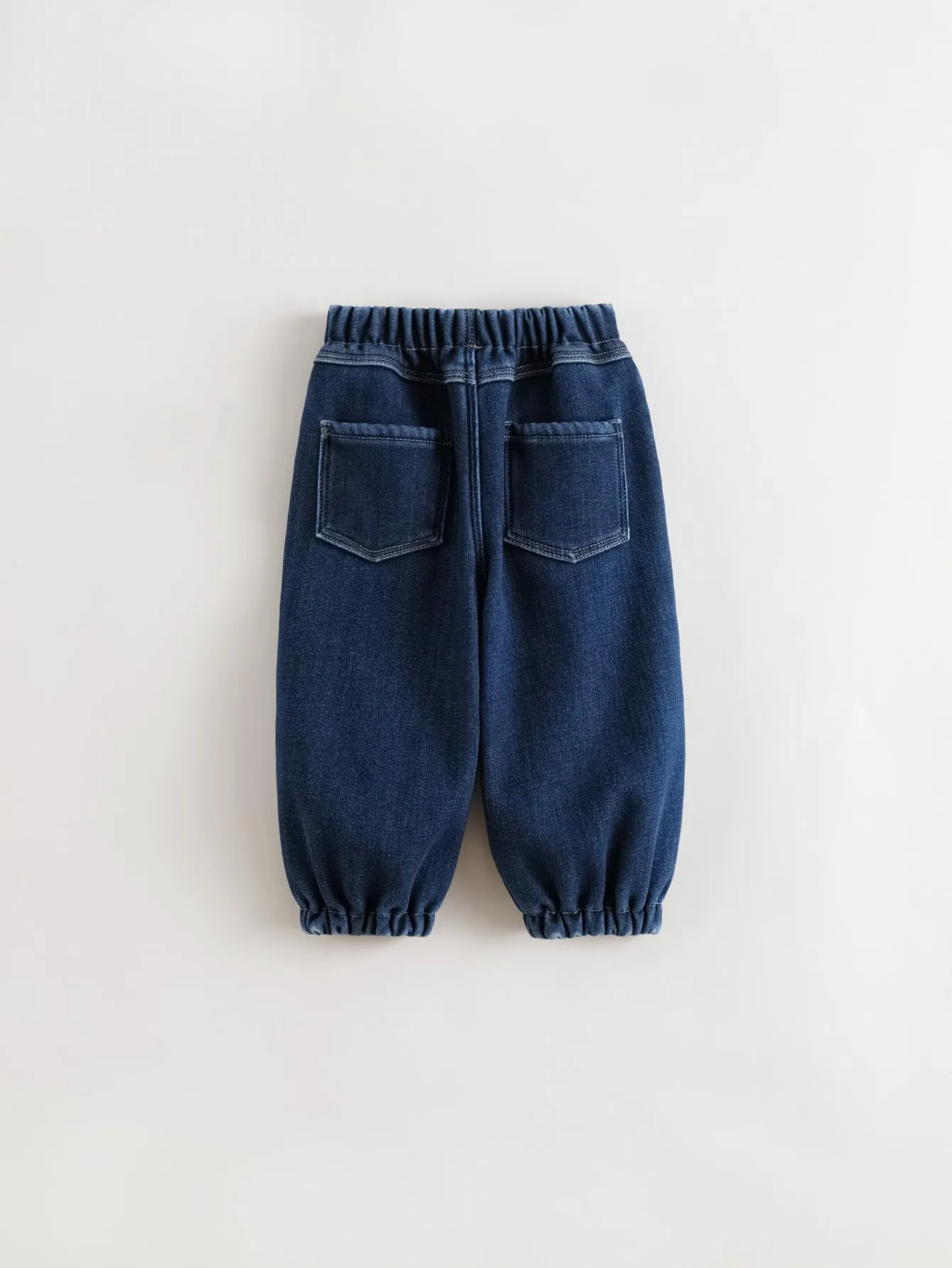 MARC & JANIE Boys Loose Padded Denim Drawstring Pants Soft Jeans 241212
