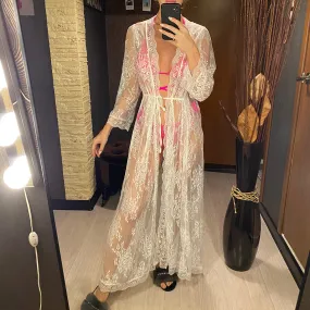 Marion Lace Embroidery Long Dress