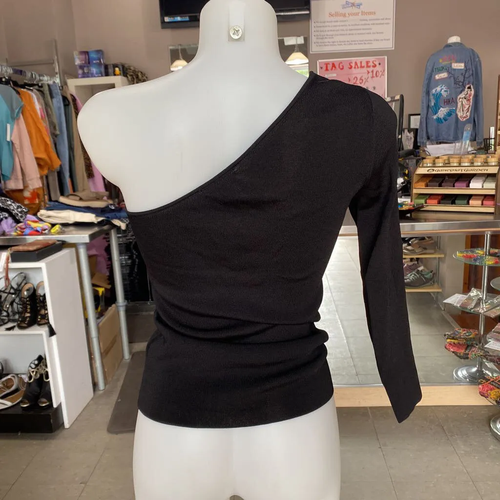 Massimo Dutti one sleeve knit top M