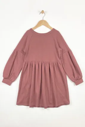 Mauve Knit Dress
