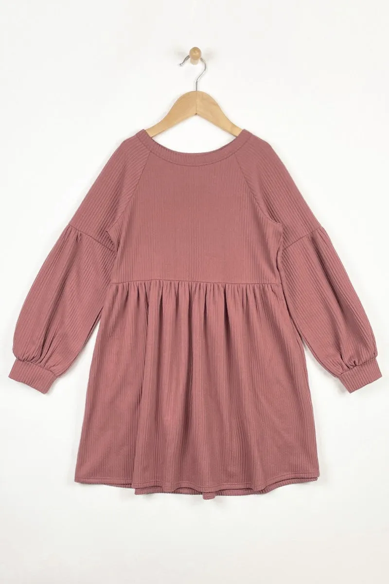 Mauve Knit Dress