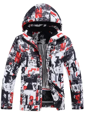Men Fashion Skiing Snowboarding Jacket