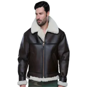 Men's B3 Shearling Bomber Jacket - Warm & Timeless Style
