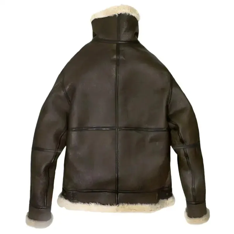 Men's B3 Shearling Bomber Jacket - Warm & Timeless Style