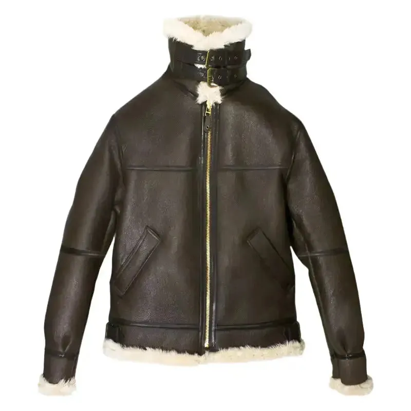 Men's B3 Shearling Bomber Jacket - Warm & Timeless Style