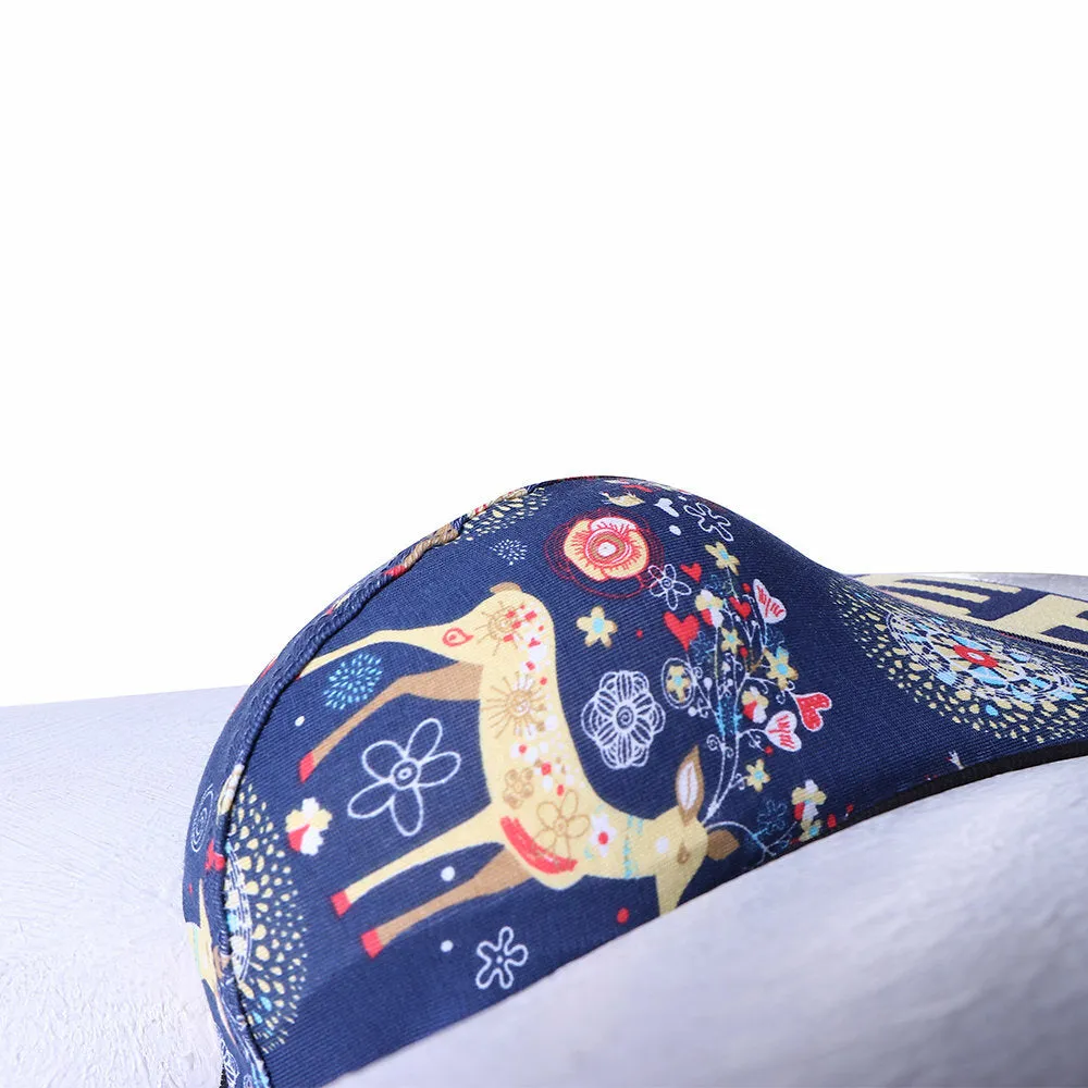 Men's Breathable Cotton Boxer Briefs with U-Convex Pouch and Printed Design
