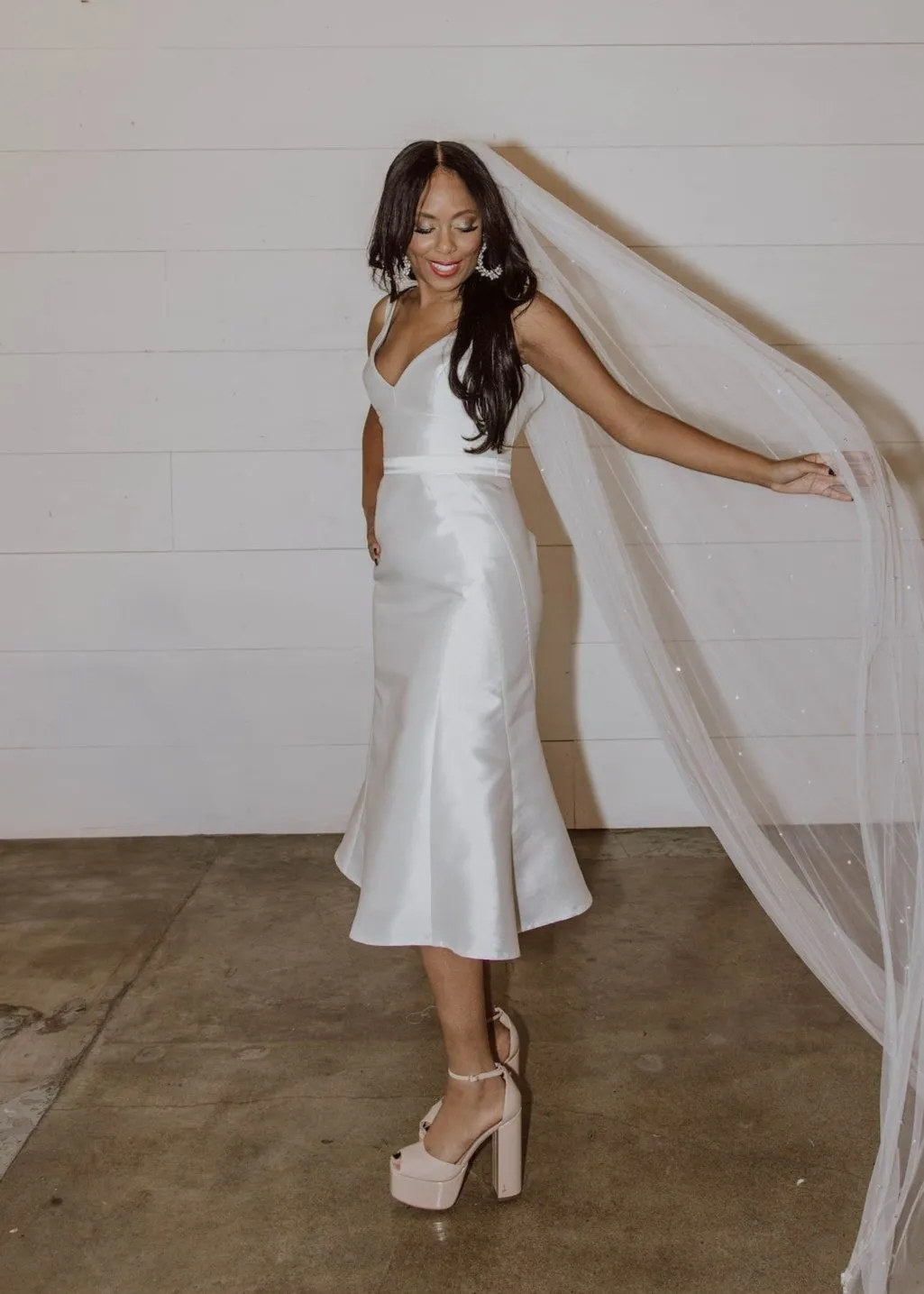 Mikado Midi Dress