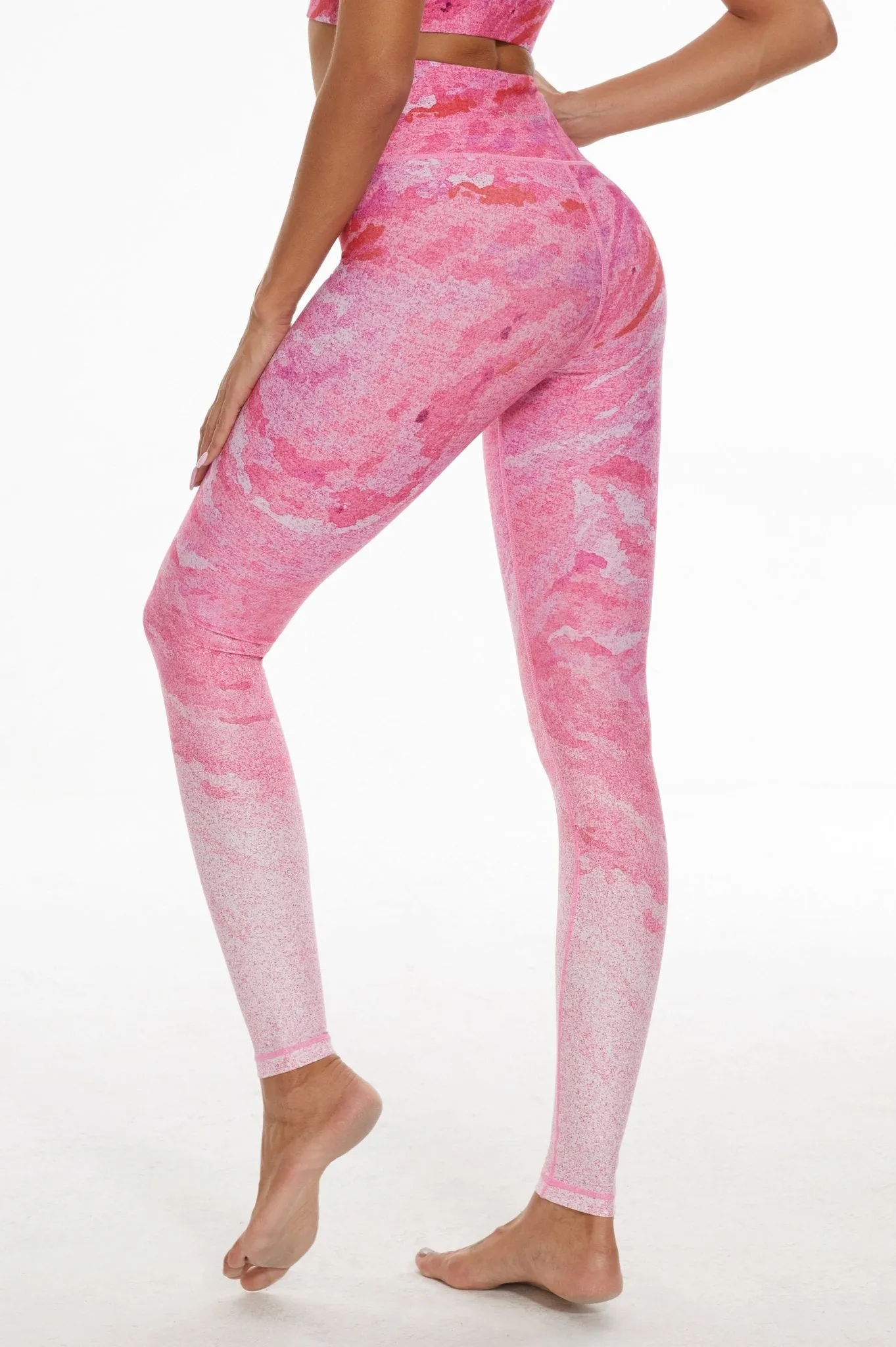 Mineral High-waisted Leggings - Pink