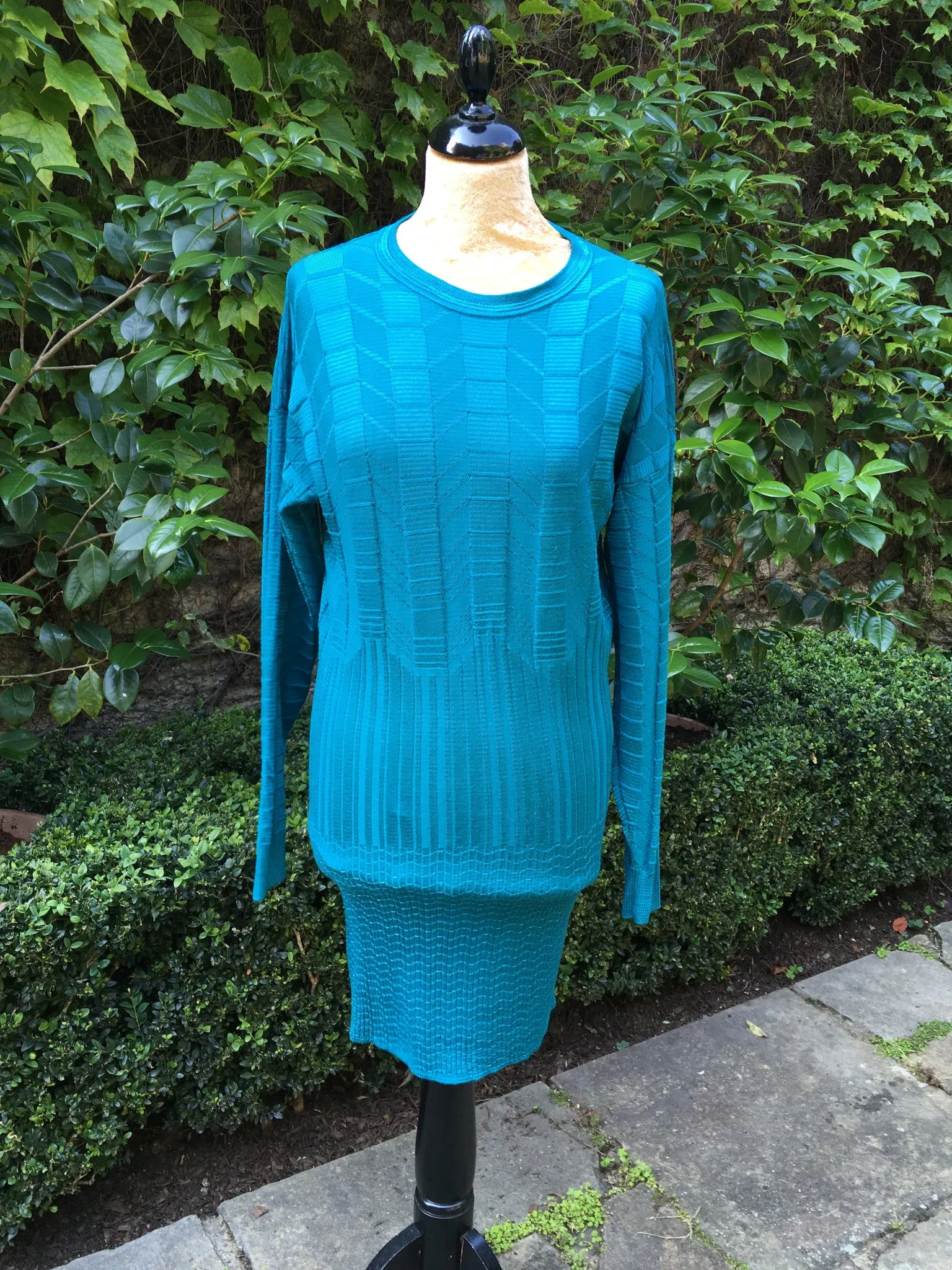Missoni M Jacquard Knit Wool Blend Dress Size S Small Ladies