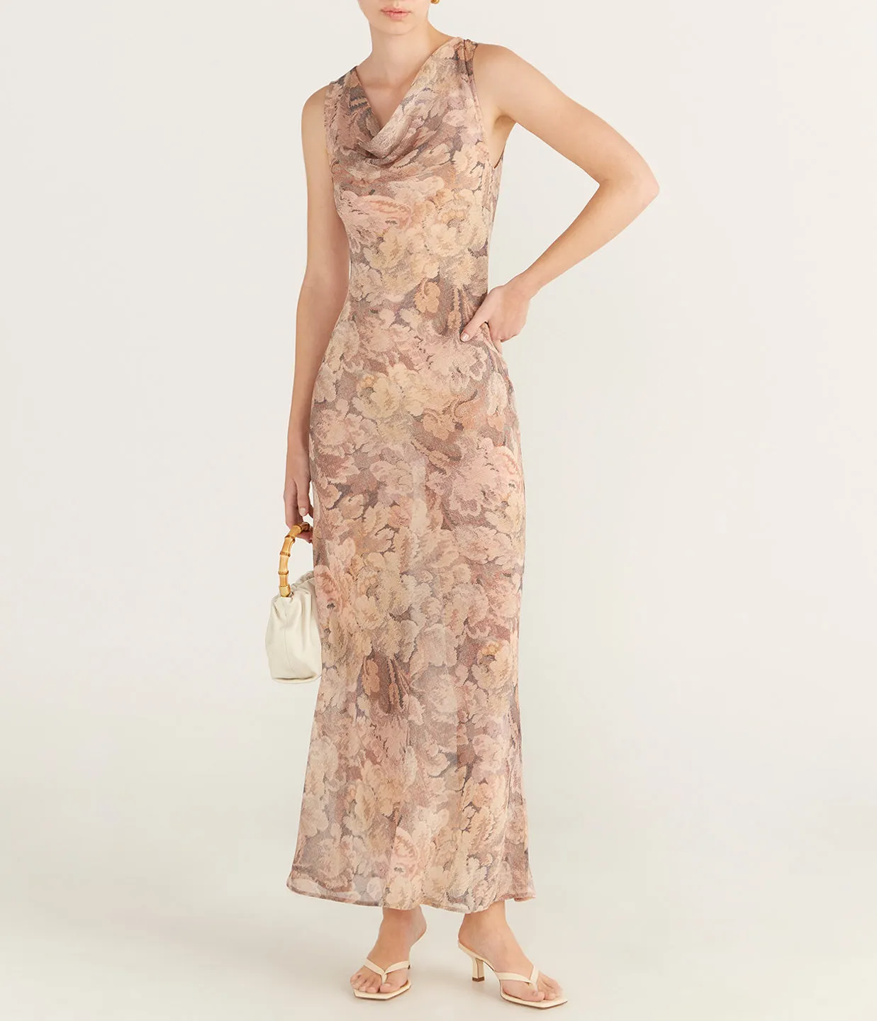 Moss Maxi Dress in Antique Floral