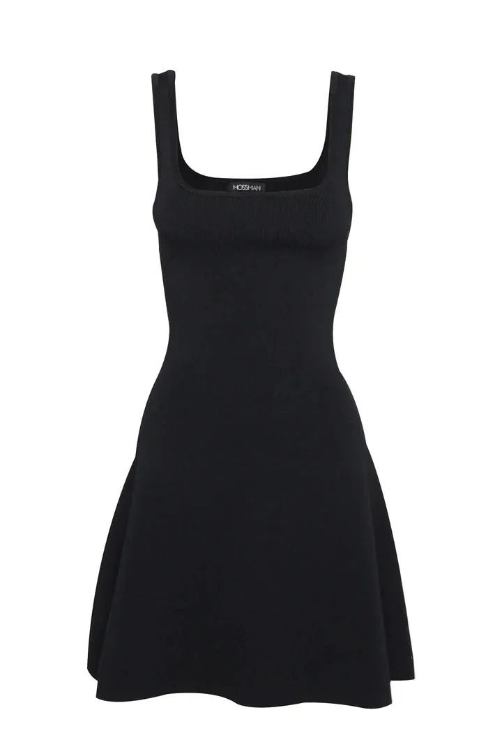 MOSSMAN - Atone Mini Dress BLACK
