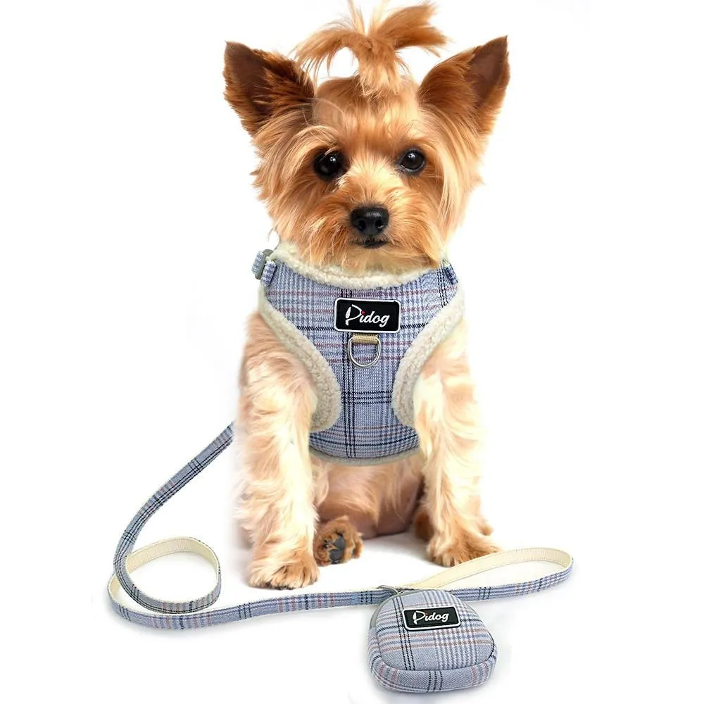 No Pull Small Dog Harness Vest/Adjustable Harness Leash Set For Small Medium Dogs