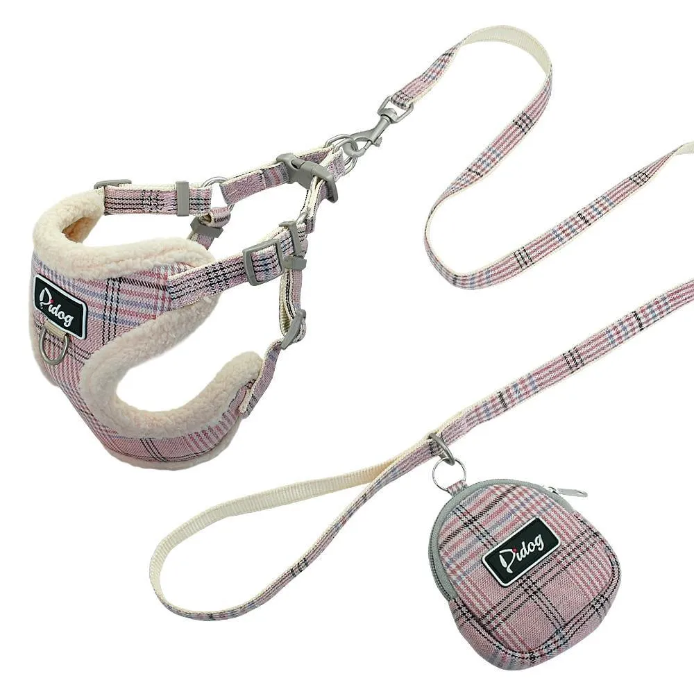 No Pull Small Dog Harness Vest/Adjustable Harness Leash Set For Small Medium Dogs