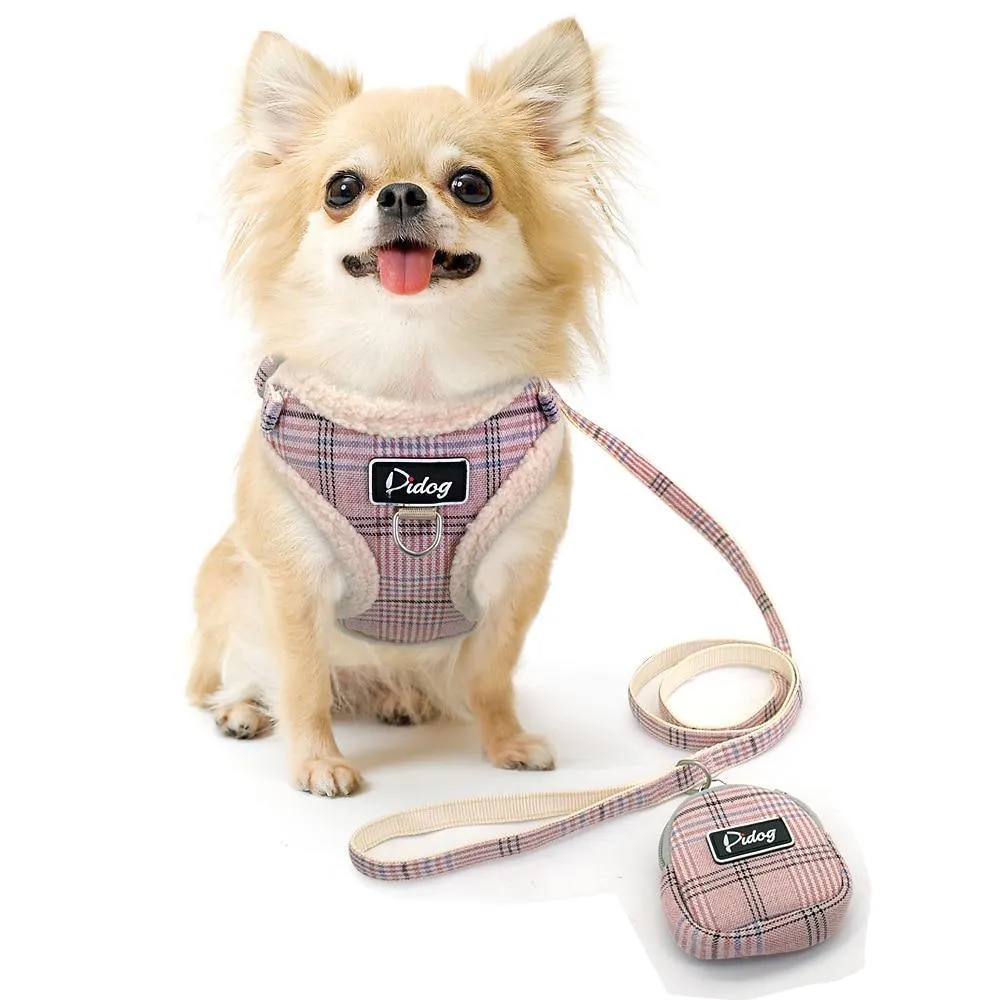 No Pull Small Dog Harness Vest/Adjustable Harness Leash Set For Small Medium Dogs