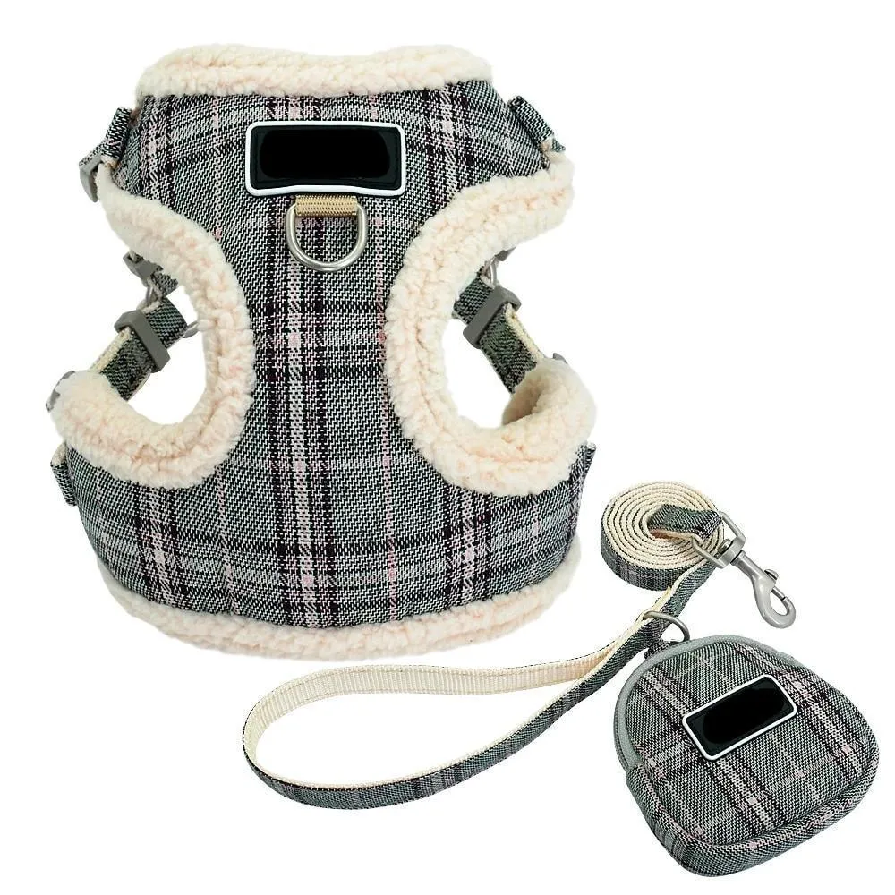 No Pull Small Dog Harness Vest/Adjustable Harness Leash Set For Small Medium Dogs