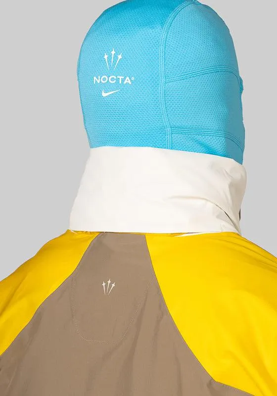 NOCTA X L'ART Balaclava Tech Hooded Jacket - Khaki/Vivid Sulfur