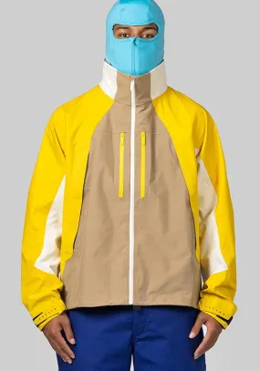 NOCTA X L'ART Balaclava Tech Hooded Jacket - Khaki/Vivid Sulfur