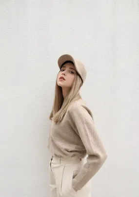 Oat Knitted Cap