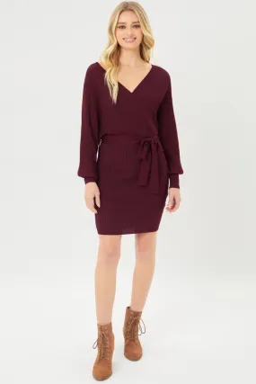 Off Shoulder Knit Dress