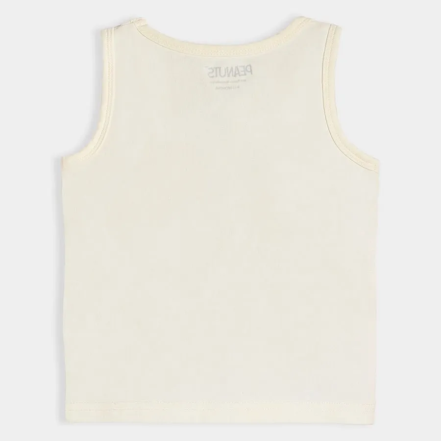 Peanuts™ Showy Lycra Multicolor Vest Pack of 3