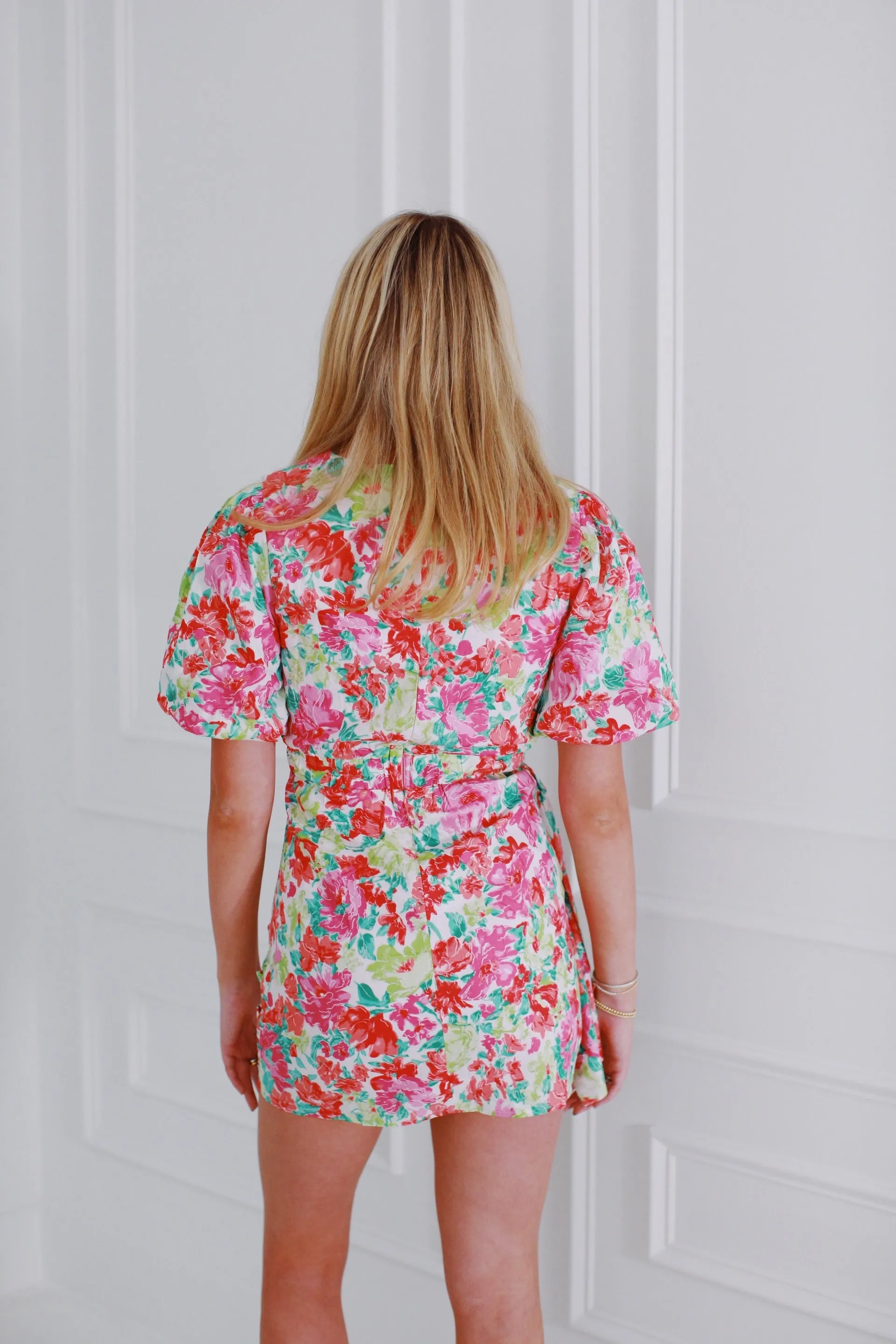 Pearson Mini Dress - Pink Multi
