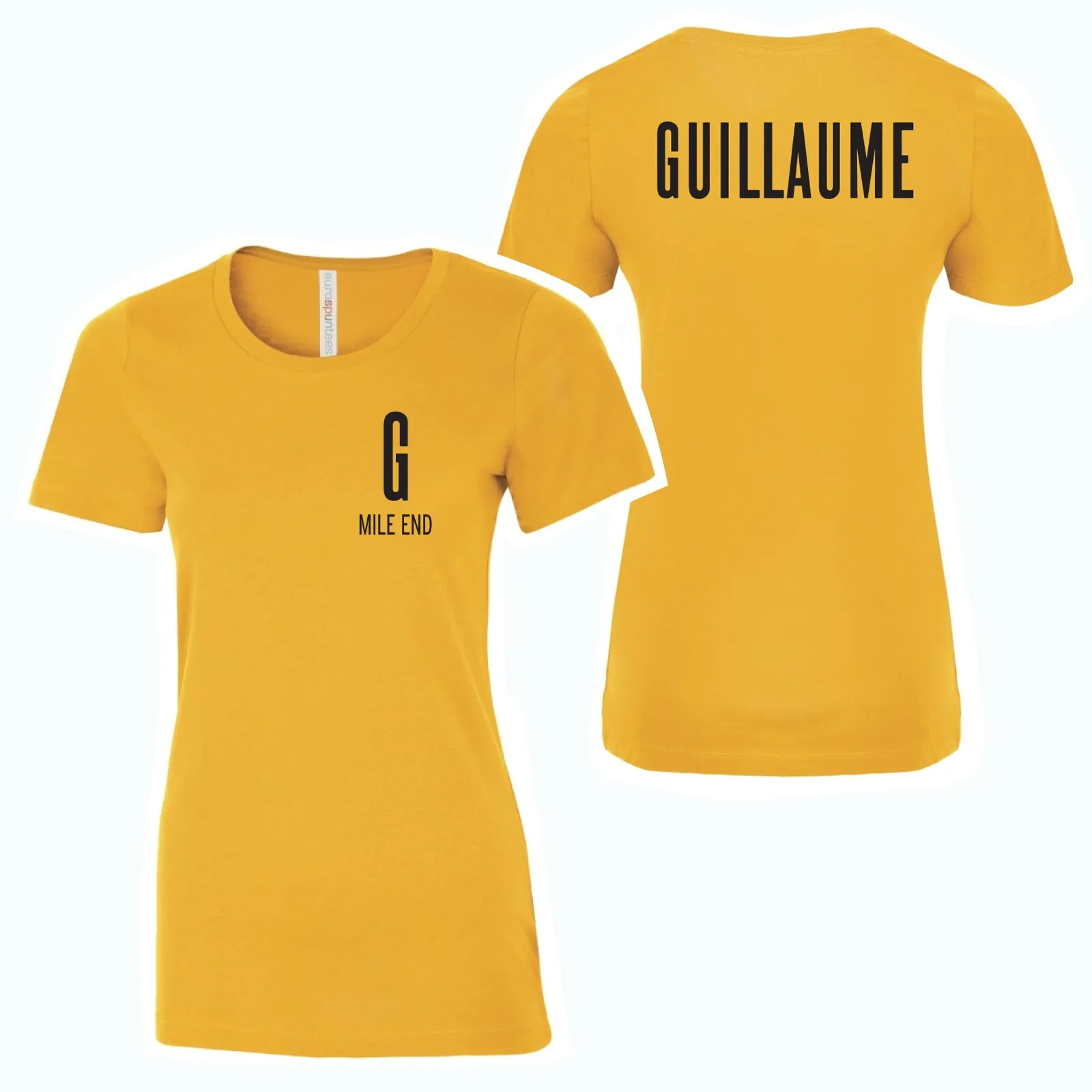 Premium Eurospun Ladies' S/S Tee (75-99 PIECES)