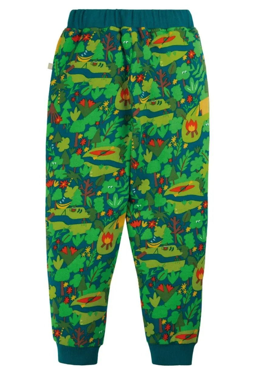 Printed Snug Joggers, Deep Spruce Camping