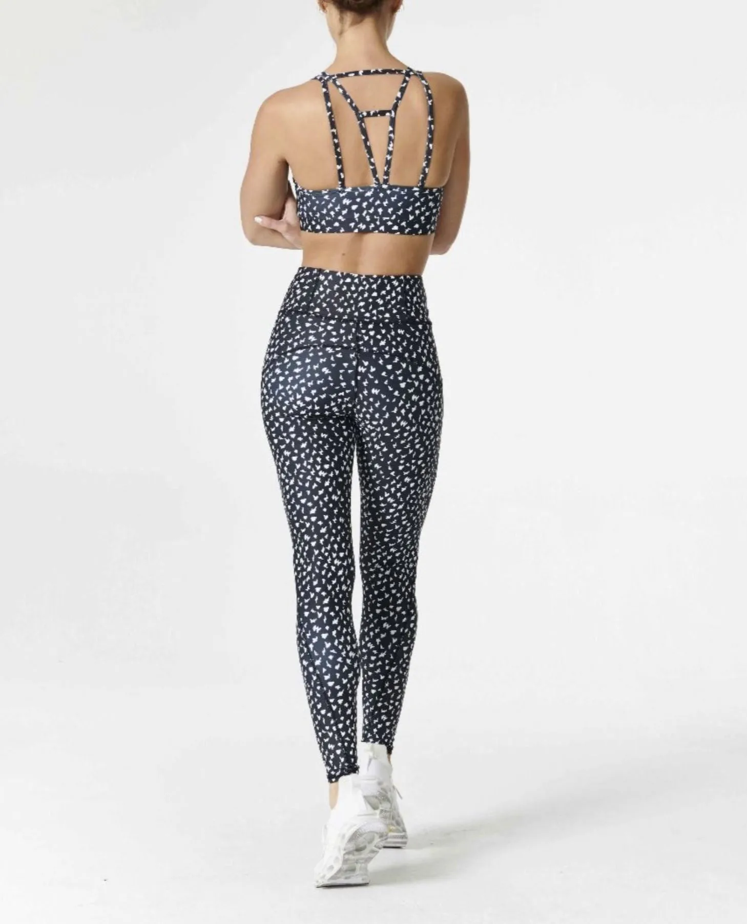 Printed Yoga Leggings with Pockets Made in USA
