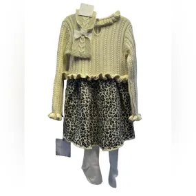 Rachel & Zoe Tan Sweater Dress