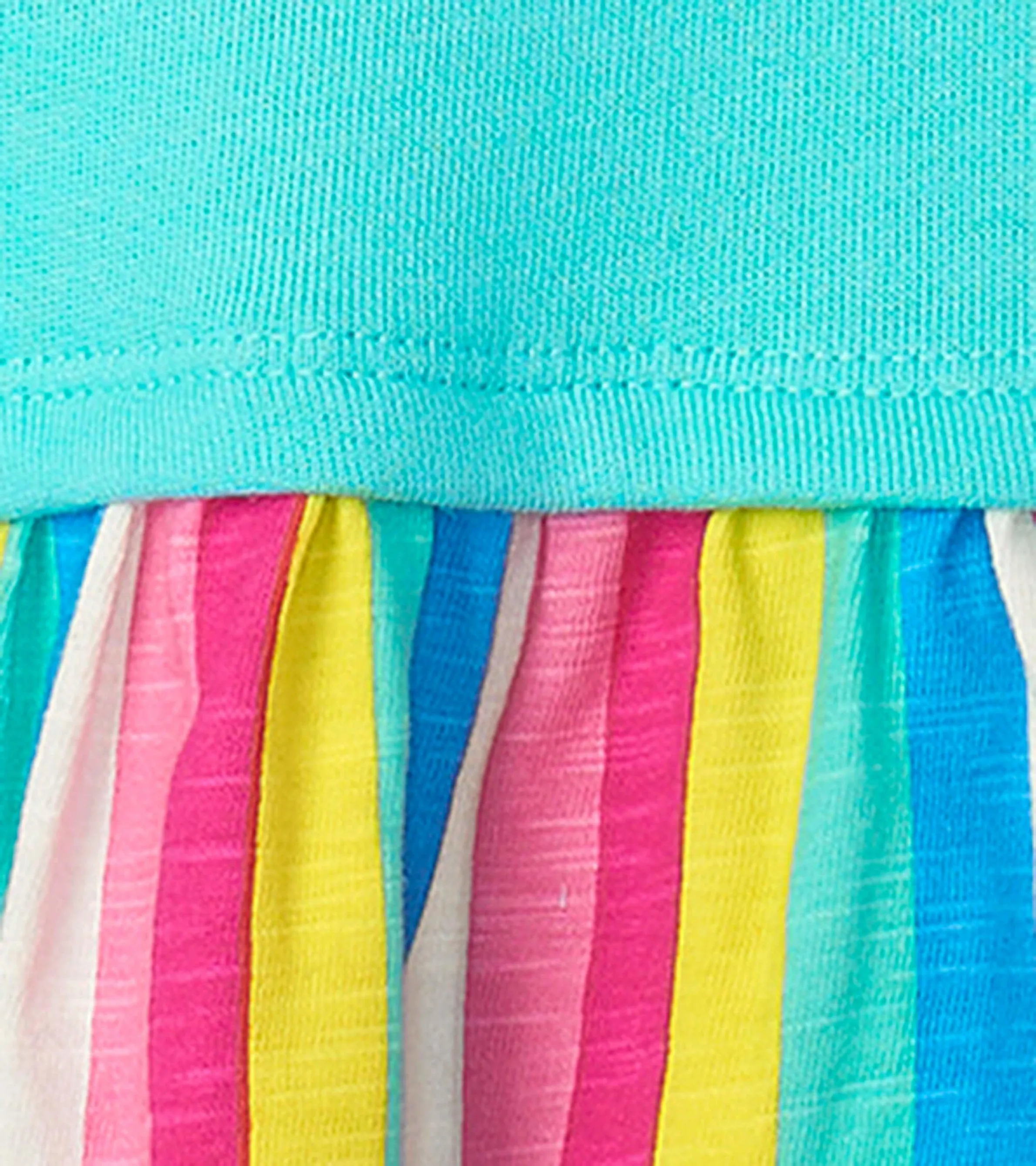 Radiant Rainbow Layered Knit Dress