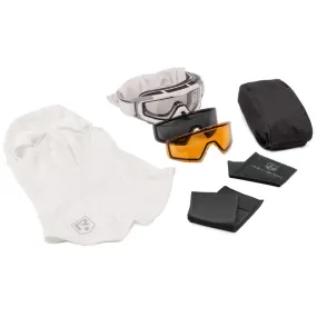Revision SnowHawk Goggle System - Smoke   Vermillion   Clear