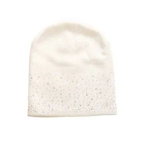 Rhinestone Decor Beanie