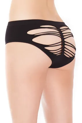 Sexy Seamless Slash Back Bikini Panty