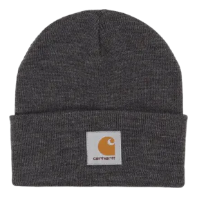 Short Watch Hat Dark Grey Heather