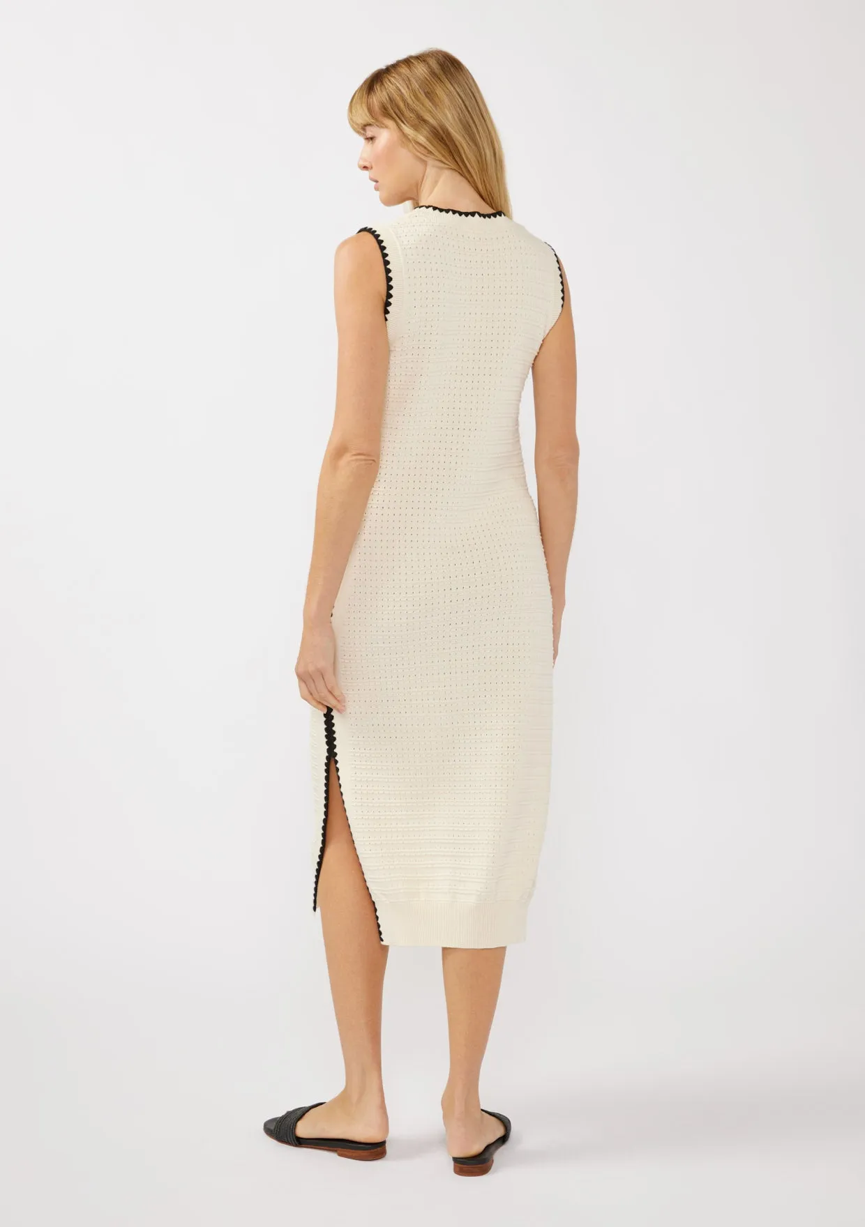 Side Slit Chain Link Tank Dress