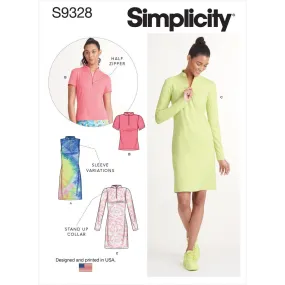 Simplicity Sewing Pattern S9328 Misses' Knit Dresses and Top