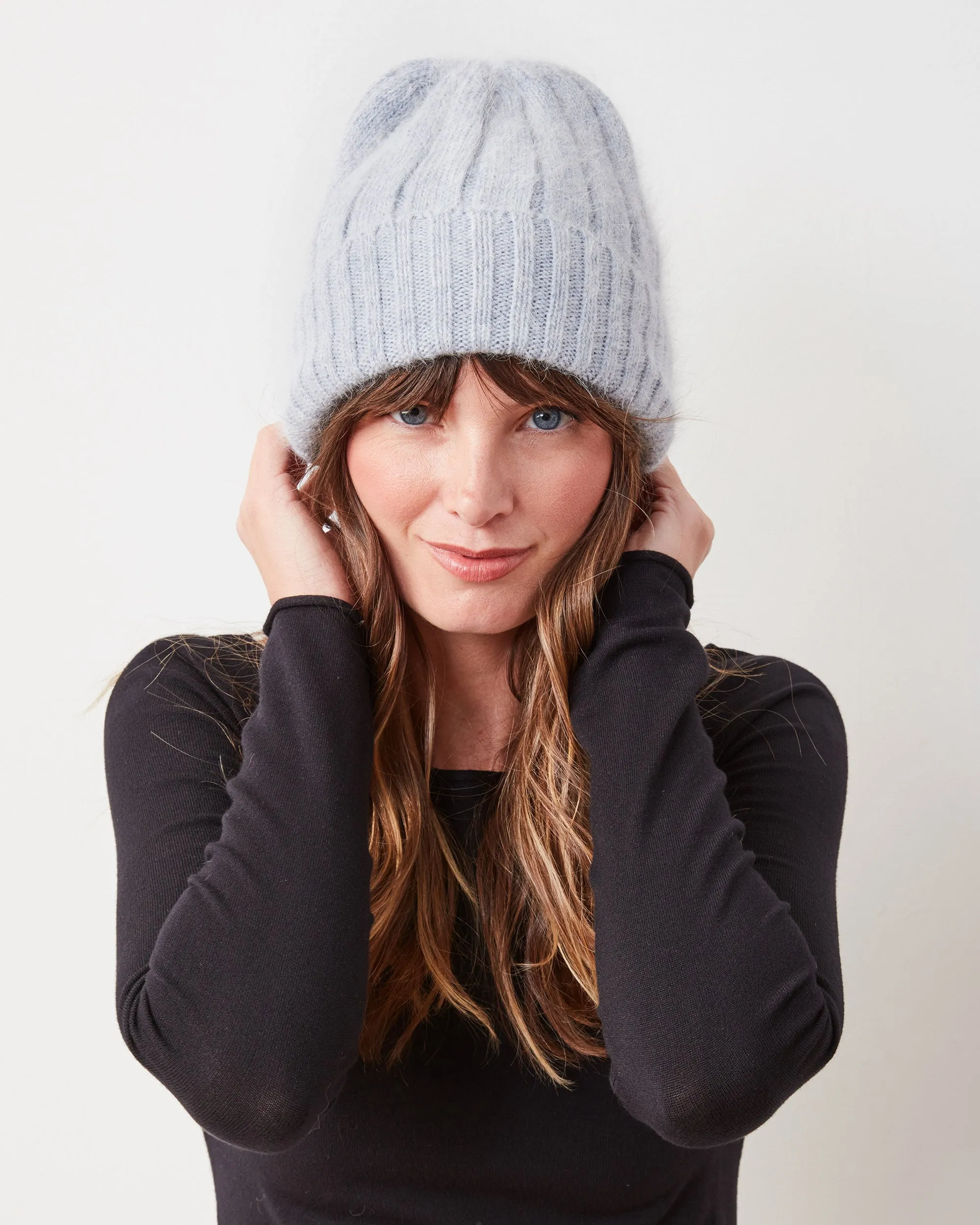 Sky - Super Soft Angora Beanie - Comfortarians